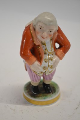 Lot 505 - A 19th Century Derby (S&H) figure of a Toper...