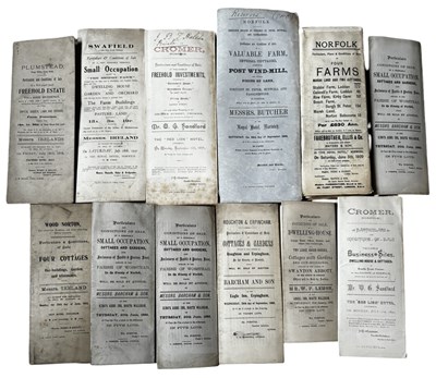 Lot 1238 - ONE PACKET: Sales particulars for various...