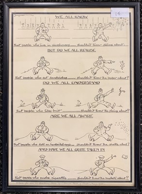 Lot 14 - Fougasse (Cyril Kenneth Bird,1887-1965), "We...