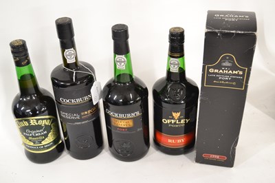 Lot 233 - Port: to include Graham's Late Botteld Vintage...