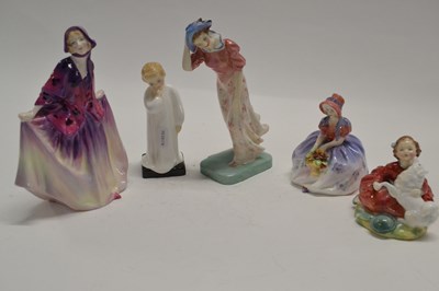 Lot 519 - Group of Royal Doulton figurines including...