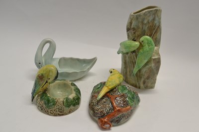 Lot 524 - Group of Radford pottery models including a...