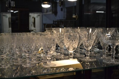 Lot 454 - A suite of Waterford glass including six large...