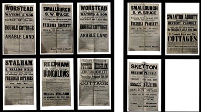 Lot 1262 - ONE PACKET: Antiquarian sales posters for...