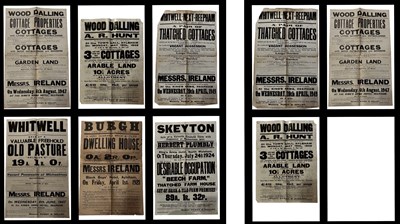 Lot 1264 - ONE PACKET: Antiquarian sales posters for...