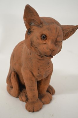 Lot 319 - Unusual Bretby Model of a Cat