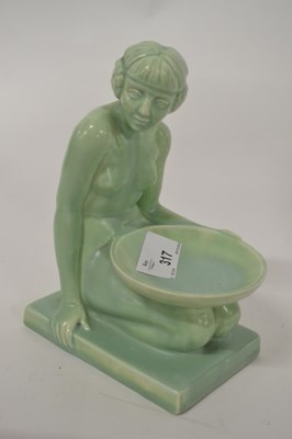 Lot 317 - Art Deco Pottery Sweetmeat Figure