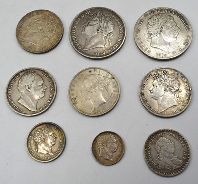 Lot 43 - Quantity of Georgian and regency Silver...