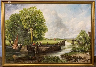 Lot 48 - After John Constable (1776-1837) "View on the...