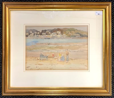 Lot 52 - E.R.Roberts (British, 20th century), "Padstow...