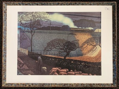 Lot 53 - After Claughton Pellew (1890-1966), "The Train"...