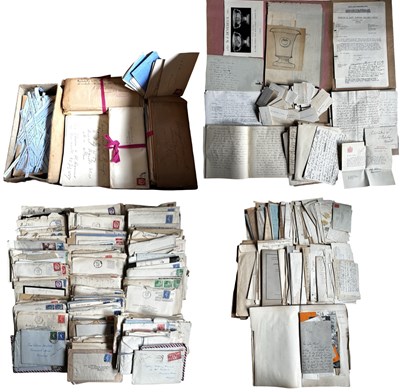 Lot 1311 - ONE BOX: An extensive archive of documents,...