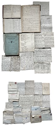 Lot 1305 - An archive of poetry, writings, catalogues of...