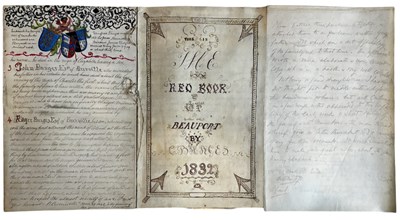 Lot 1201 - A collection of hand-written manusript...