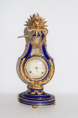 Lot 396 - Contemporary Marie Antionette clock produced...