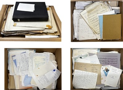 Lot 1309 - ONE BOX: An extensive collection of documents,...