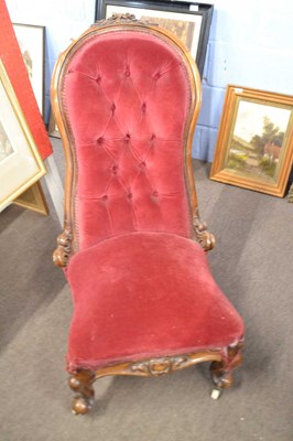 Lot 578 - A nursing chair