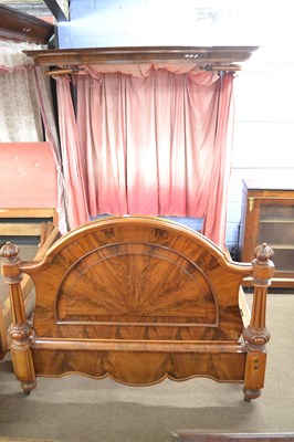 Lot 605 - A Victorian mahogany and pine framed half...