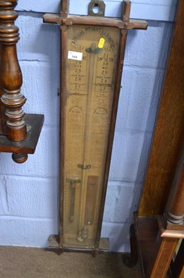 Lot 612 - A Victorian Admiral Fitzroy barometer set in a...