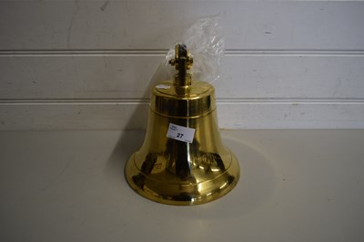 Lot 27 - LARGE BRASS BELL