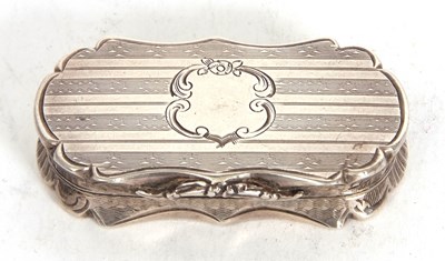 Lot 97 - A Victorian silver vinegrette of shaped...