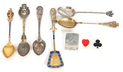 Lot 104 - Four continental silver-gilt and enamel...