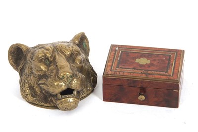 Lot 111 - Mixed Lot: Two 19th Century stamp boxes,  a...