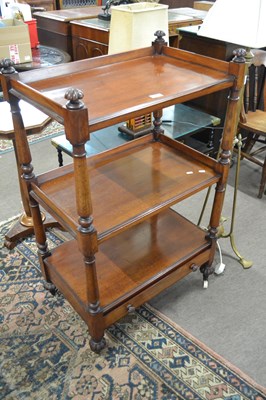 Lot 634 - A Victorian mahogany buffet of rectangular...