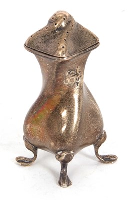 Lot 143 - An Art Nouveau silver pepper of stylised...