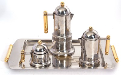 Lot 170 - A Kontessa vintage coffee set marked Inox...