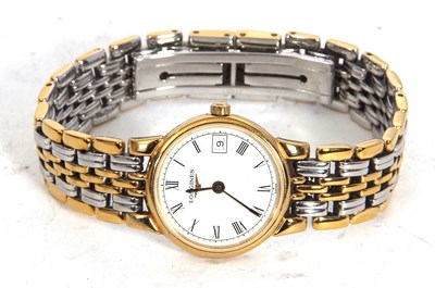 Lot 233 - A lady's two tone Longines wristwatch Ref:...