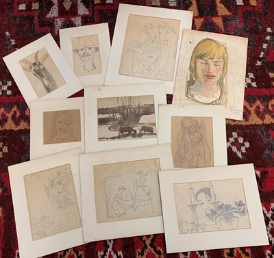 Lot 9 - Attributed to Ervin Bossanyi (1891-1975), A...