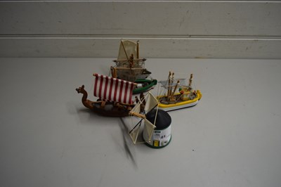 Lot 61 - SMALL GROUP OF MODEL SHIPS
