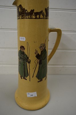 Lot 77 - LARGE ROYAL DOULTON SERIES WARE JUG IN THE...