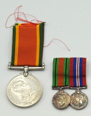 Lot 25 - Scond World War African Service Medal named to...