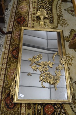 Lot 511 - Gilt framed wall mirror Frame 93 x 56 cm 130...