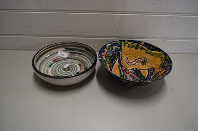Lot 170 - RYE POTTERY BOWL TOGETHER WITH A FURTHER...