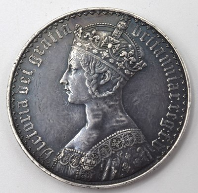 Lot 41 - 1847 Victoria Gothic Crown