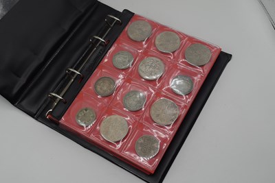 Lot 108 - Coin collection book containing crowns,...