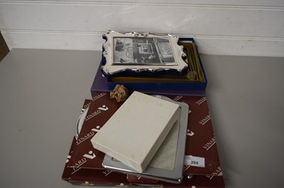 Lot 205 - QUANTITY OF PLATED WARES, PHOTO FRAMES ETC