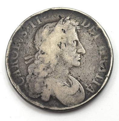 Lot 22 - 1684 Charles II Silver crown