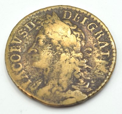 Lot 24 - Ireland James II Gunmoney 2/6 1689 coin