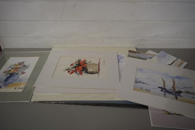 Lot 209 - QUANTITY OF UNFRAMED WATERCOLOURS