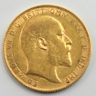 Lot 31 - ERVII 1908 Full gold sovereign