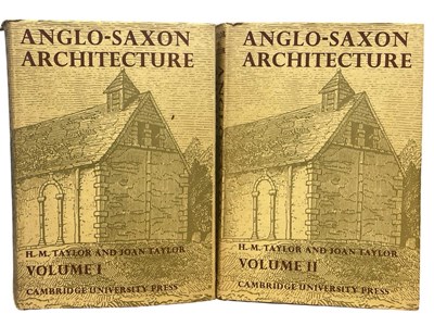 Lot 117 - HM TAYLOR AND JOAN TAYLOR: ANGLO-SAXON...