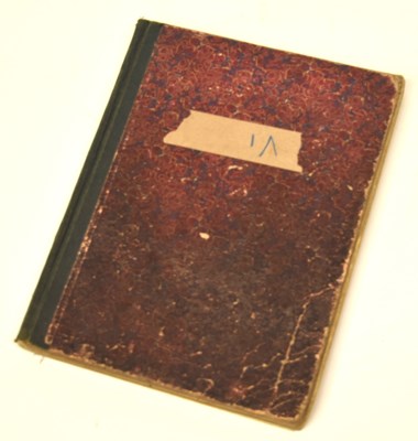 Lot 116 - Second World War Royal Observer Corps log book...