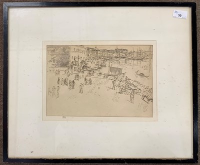 Lot 30 - James Mcneill Whistler (1834-1903), The Riva,...