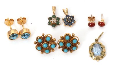 Lot 115 - A mixed lot of gemset jewellery: to include a...