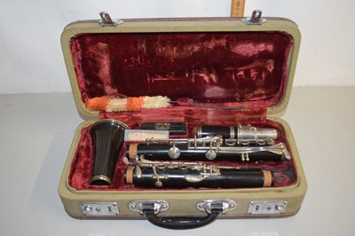 Lot 15 - A clarinet in wooden case