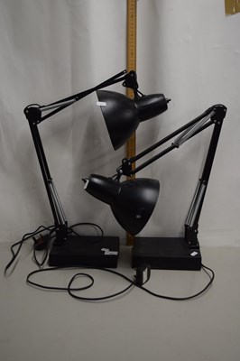 Lot 37 - Two anglepoise desk lamps